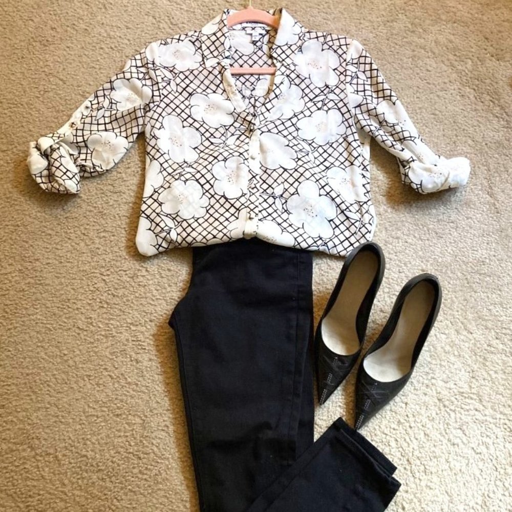Express Floral Button-Up Portofino
